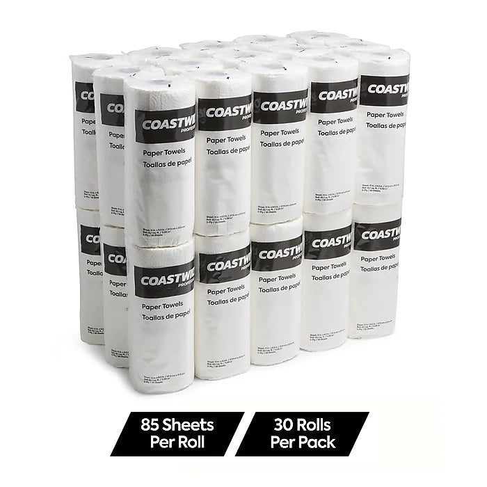 Coastwide Professional™ Professional Kitchen Rolls Paper Towels, 2-ply, 85 Sheets/Roll, 30 Rolls/Pack (CW21810CT)