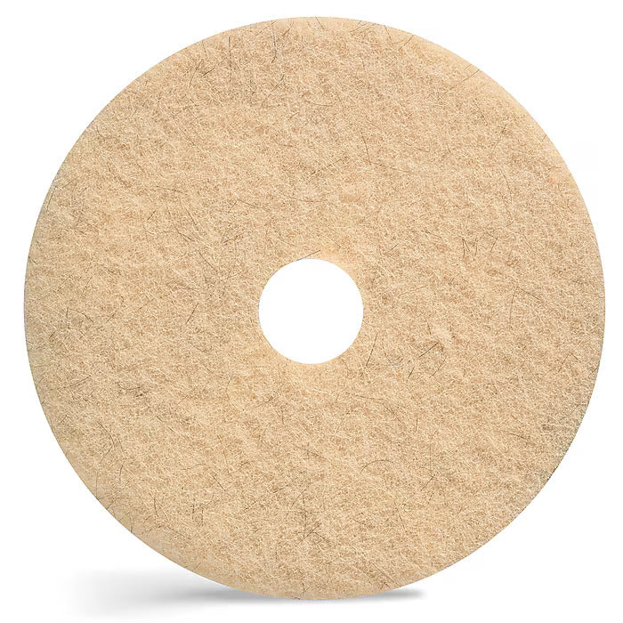 Coastwide Professional™ 20" Burnishing Floor Pad, Tan, 5/Carton