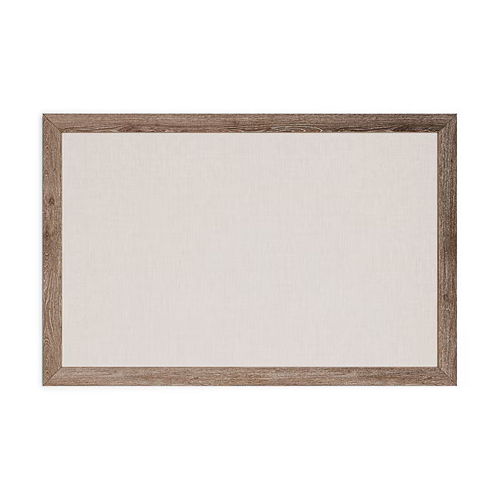 U Brands Linen Bulletin Board, Wood Frame, 3' x 2' (4891U00-01)