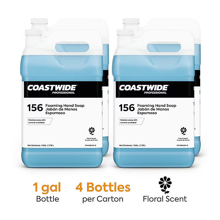 Coastwide Professional Foaming Hand Soap, 1 Gal., 4/Carton (CW156RU01-B)