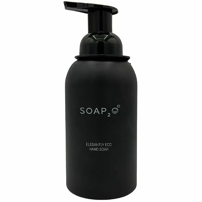 Soap2o Ceramic Soap Bottle Dispenser, Black (SOAS2O350BD)