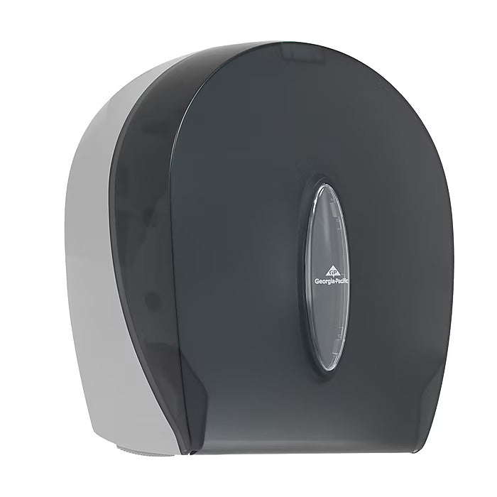 Georgia-Pacific Jumbo Jr. Toilet Paper Dispenser, Translucent Smoke (59009)