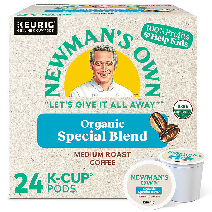 Newman's Own Organic Special Blend Coffee Keurig® K-Cup® Pods, Medium Roast, 24/Box