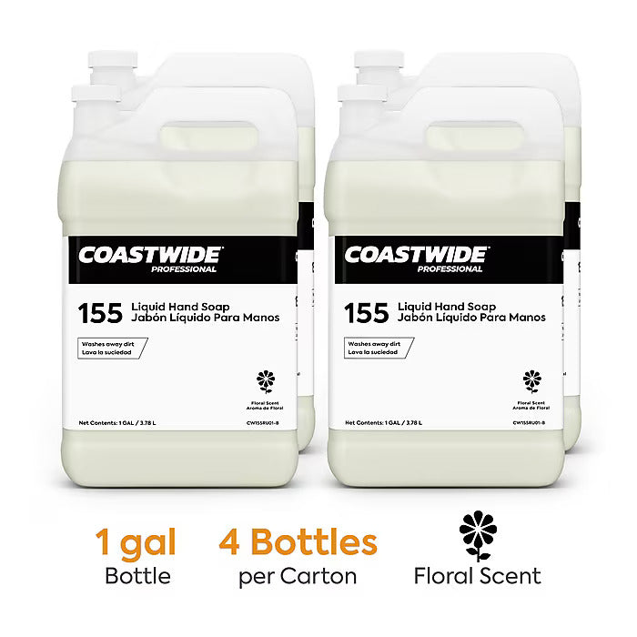 Coastwide Professional Liquid Hand Soap, 1 Gal., 4/Carton (CW155RU01-B)