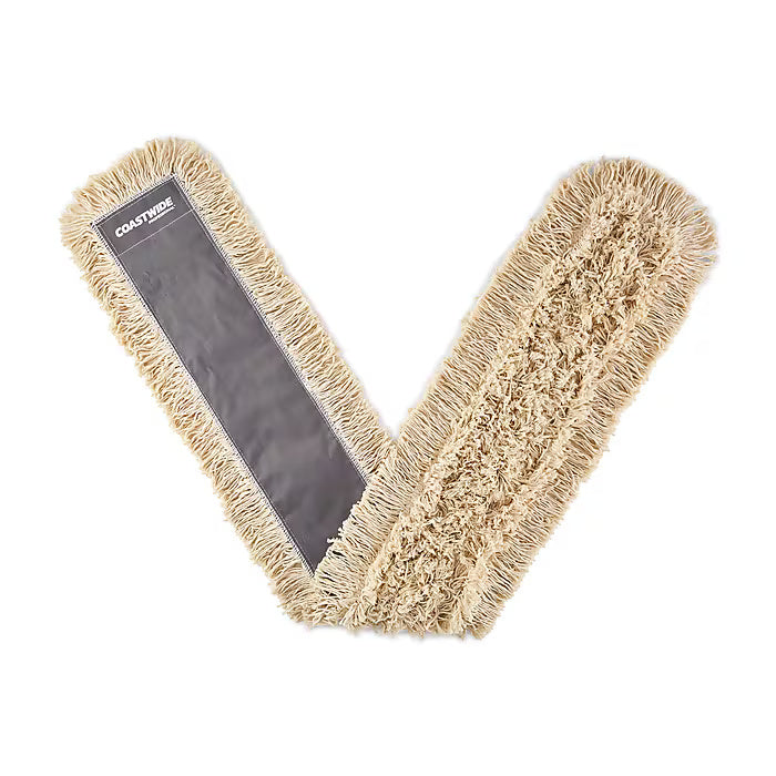Coastwide Professional™ Cut-End Dust Mop Head, Cotton, 60" x 5", White