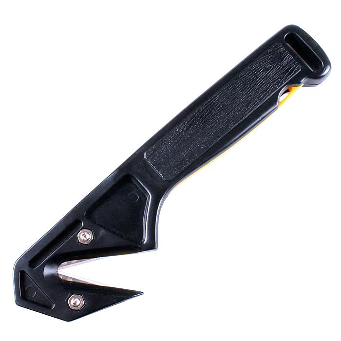 Cosco® Plastic/Metal Band/Strap Replaceable Blade Utility Knife, Black, 5/Pack