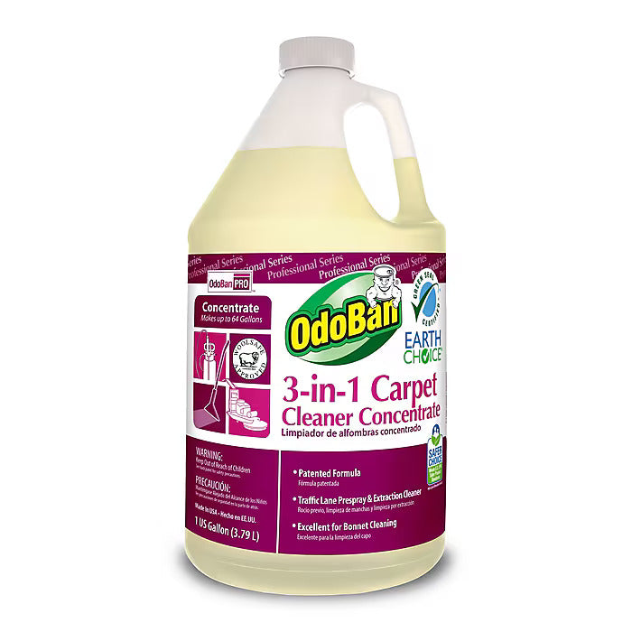 OdoBan Professional 3-in-1 Carpet Cleaner, 1 Gallon