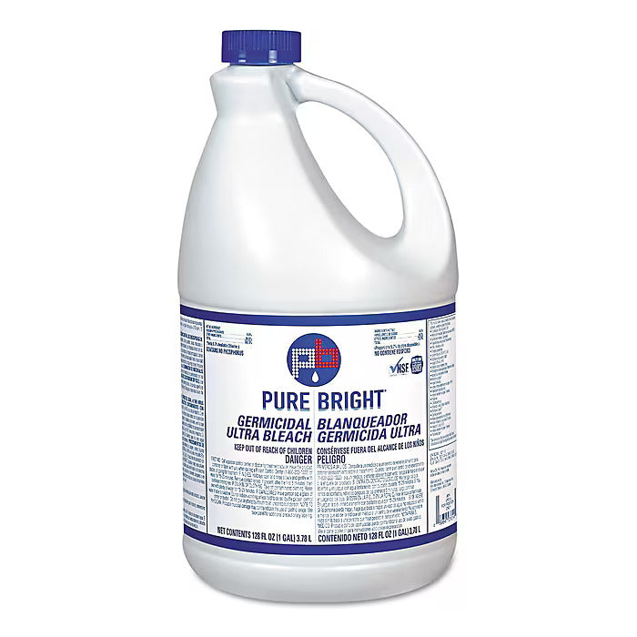 Pure Bright Germicidal Ultra Bleach, 128 fl. oz., 6/Carton