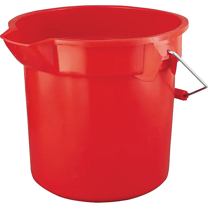 Rubbermaid® BRUTE® Round Utility Bucket, 14 qt., Red