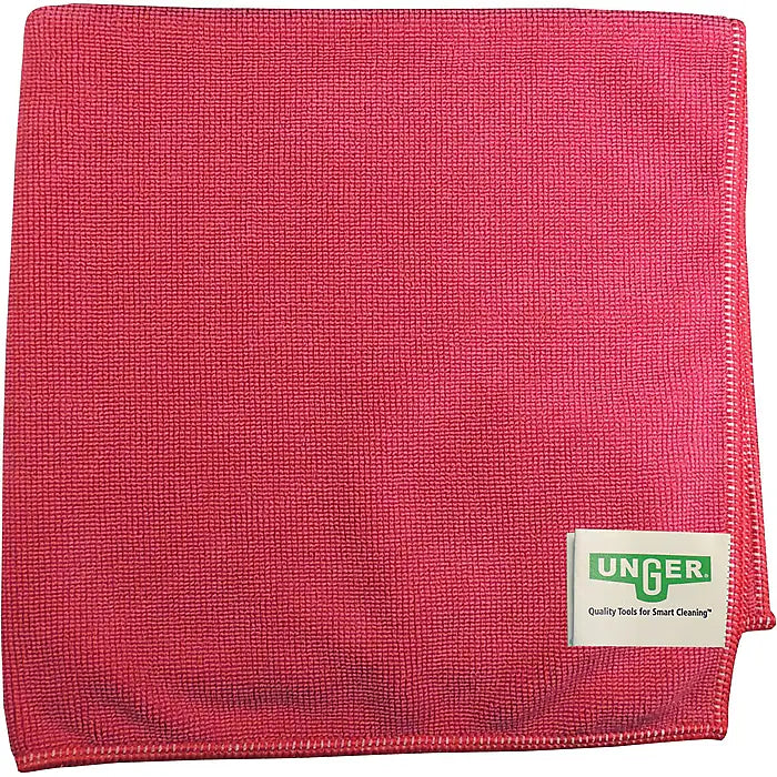 Unger Nylon Dusting Cloths, Red, 10 Cloths/Pack
