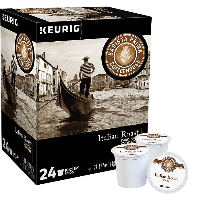 Barista Prima Italian Roast Coffee Keurig® K-Cup® Pods, Dark Roast, 24/Box