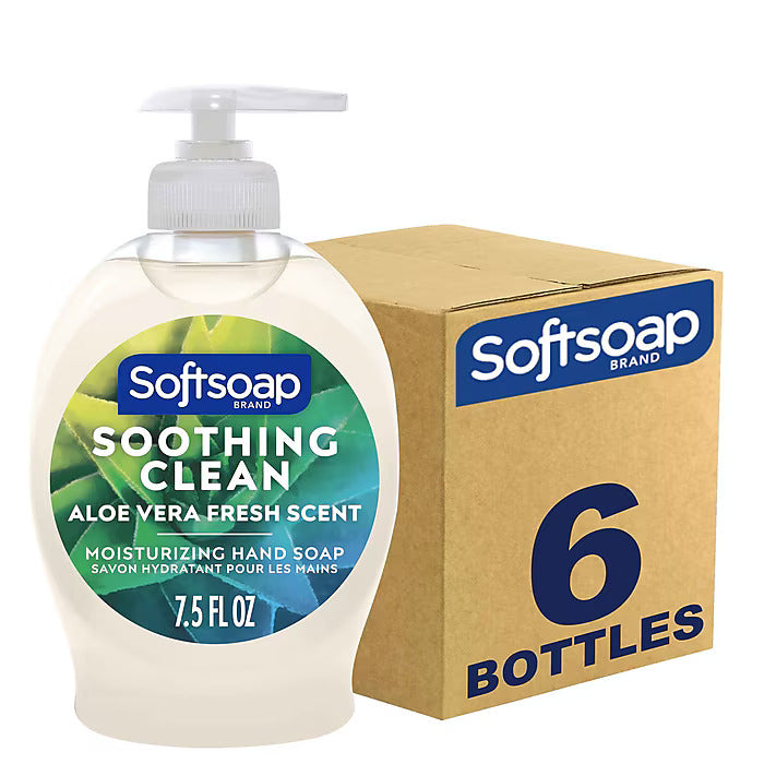 Softsoap Liquid Hand Soap, 7.5oz, 6/Carton