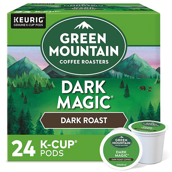 Green Mountain Dark Magic Coffee Keurig® K-Cup® Pods, Dark Roast, 24/Box