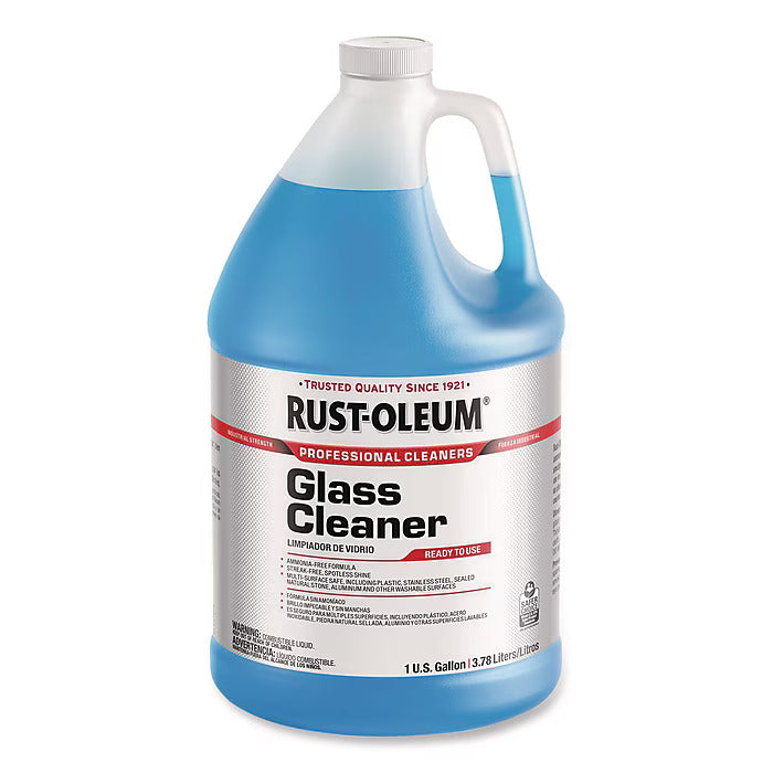 Rust-Oleum Professional Cleaners Glass Cleaner, 1 Gal., 4/Carton