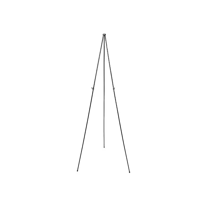 Quartet Instant Easel Display Easel, 63", Black Aluminum