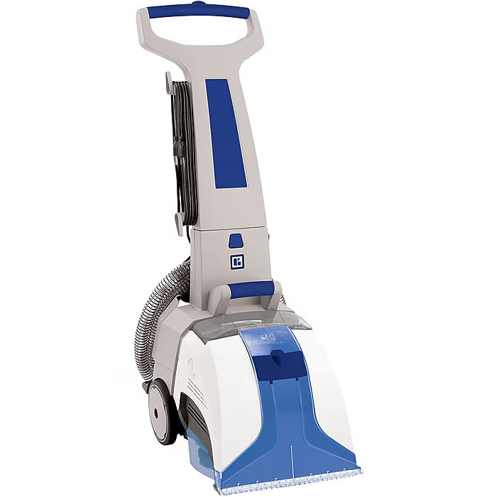 Koblenz Corded Bagless Carpet Cleaner and Extractor Vacuum, White/Blue (CC-1210)
