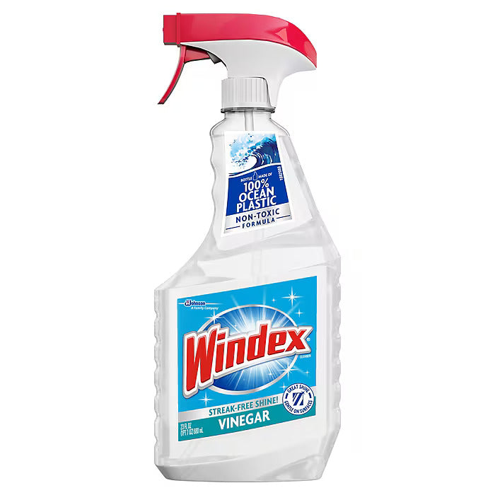 Windex Vinegar Glass Cleaner, 23 Oz.